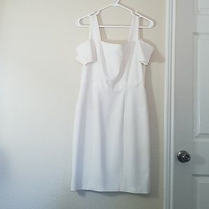 BCBGMaxAzria white dress
